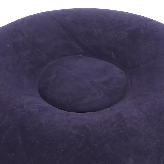 Chaise de camping gonflable portable avec repose-pieds, tabouret de flocage, extérieur, maison, bure