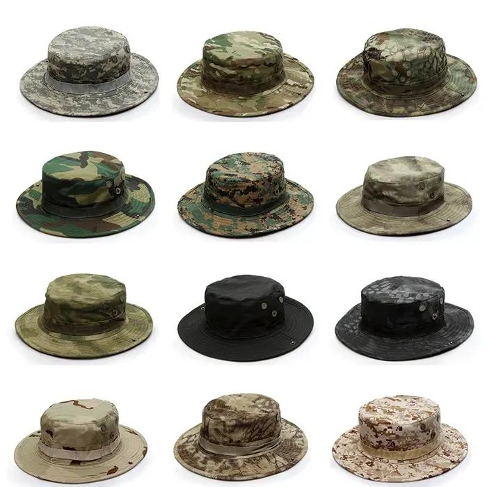 Chapeau d'extérieur épais de qualité supérieure, chapeau Boonie, casquettes de chasse et de camping, chapeau de poisson Suffolk, 23 couleurs, E27, A0E056
