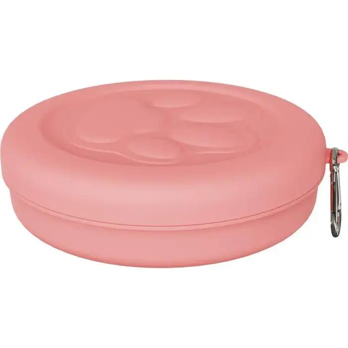 Conteneur portable pour nourriture pour chien et bol d'eau pour les voyages, les promenades, la rand