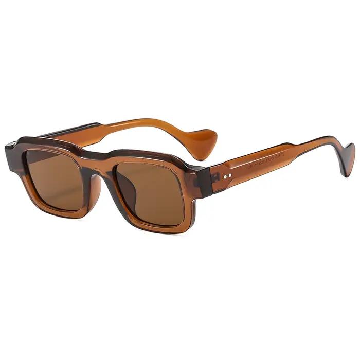 Lunettes de conduite vintage carrées pour homme - Monture rétro punk - Protection UV400