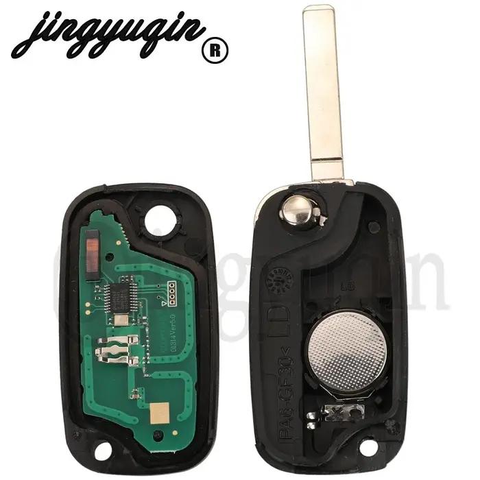 Jingyuqin – clé télécommande rabattable originale 433Mhz, pour Mercedes Benz Smart Fortwo 453 Forfou