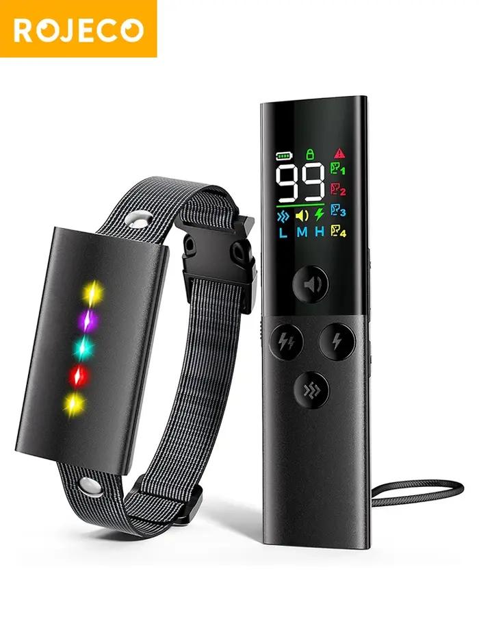 ROJECO collier de dressage pour chien avec télécommande 1600FT IP67