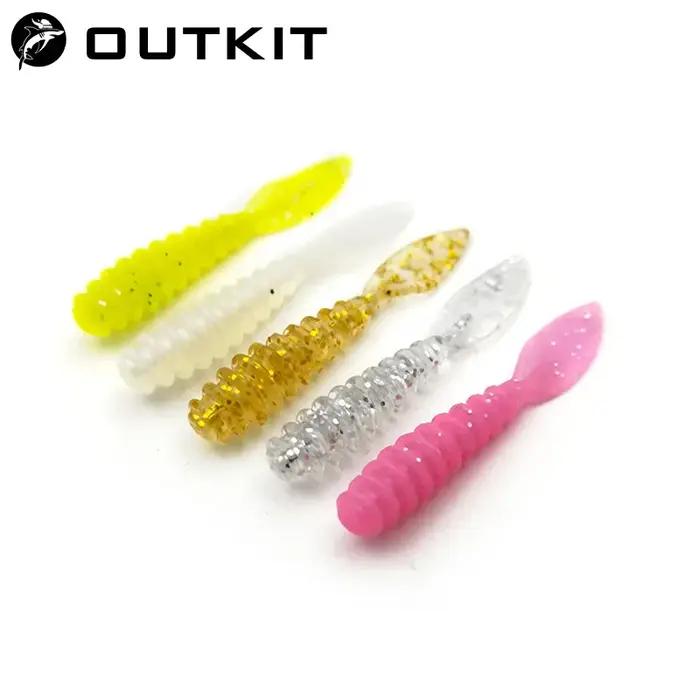 Nouveau 10 pièces Wobblers mini océan roche pêche leurres souples en caoutchouc appâts souples 3.5 c