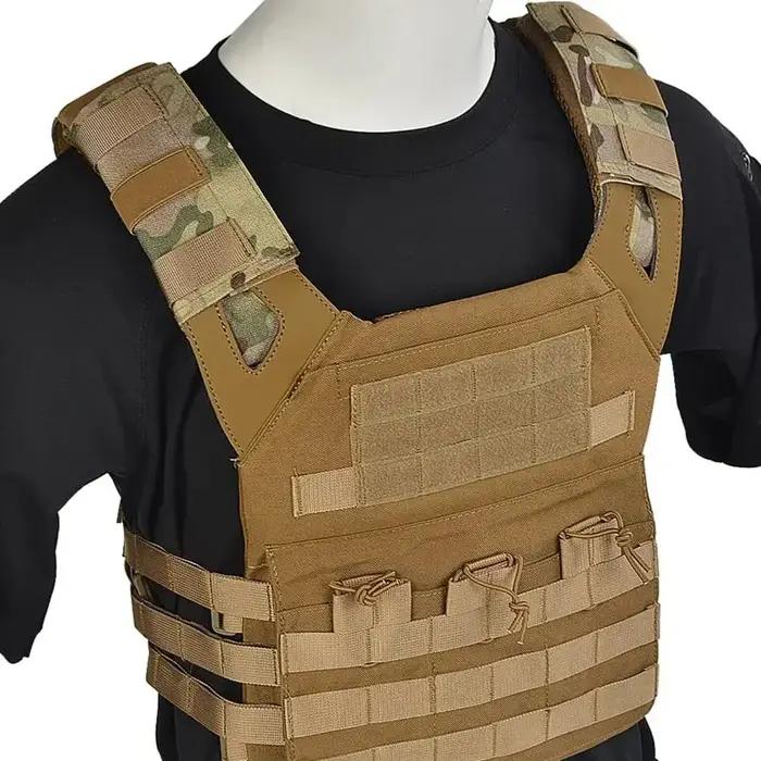 Protège-épaules respirants anti-dérapants pour gilet tactique et sac à dos chasse extérieur