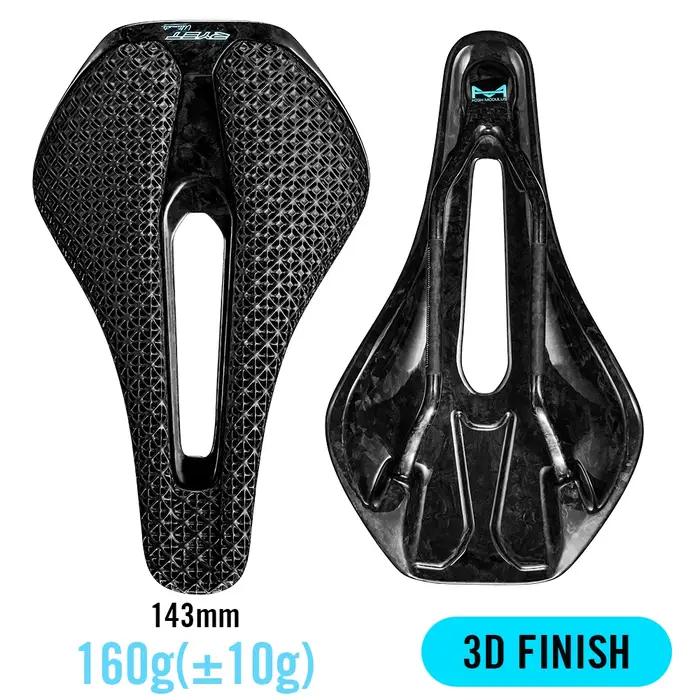 Selle de vélo imprimée en 3D ultralégère en carbone pour VTT