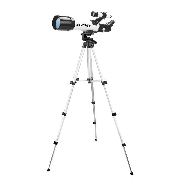Télescope astronomique réfracteur SVBONY SV501P pour débutants adultes - Observation lune planètes cadeau astronomie