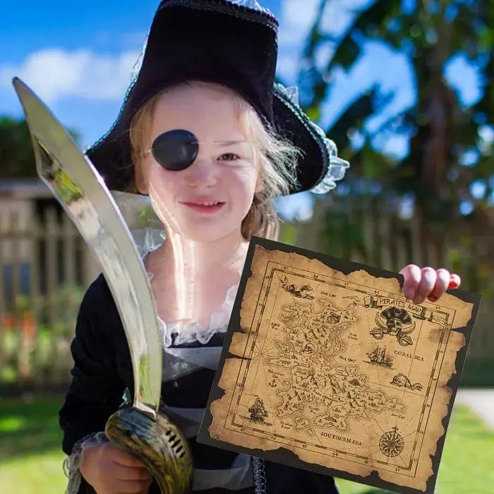 Carte de l'aventure Pirate de la mer des caraïbes