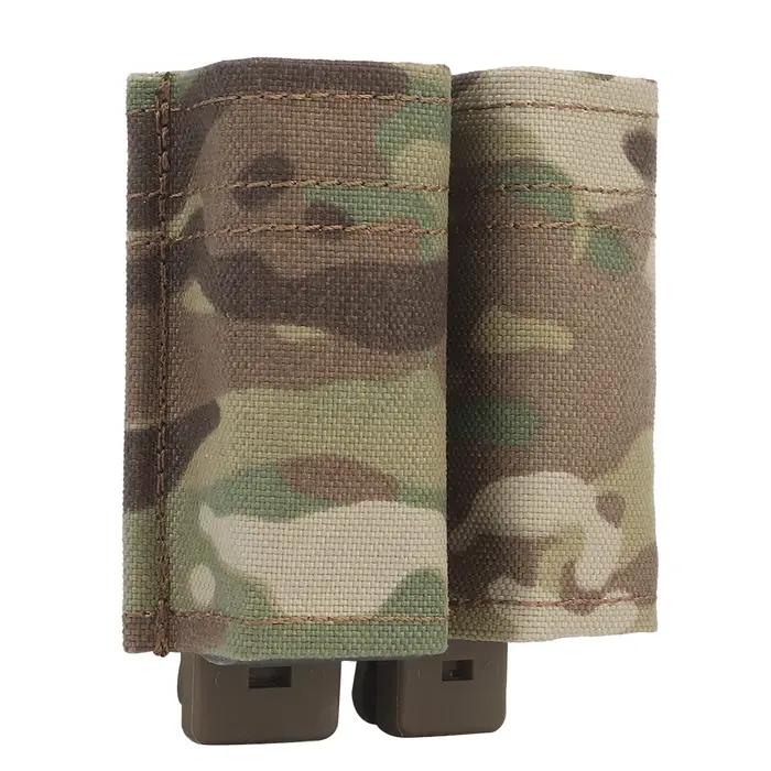 Pochette pour pistolet rapide 9MM, simple/Double, pochette tactique MOLLE Mag avec insertion Kydex à