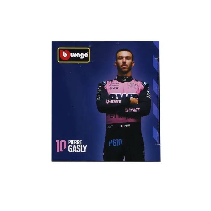 Modèle de voiture BBURAGO 1:43 Formule Um Alpine Pierre Gasly et Franco Colapinto jouet à collectionner pour adultes passionnés de course automobile