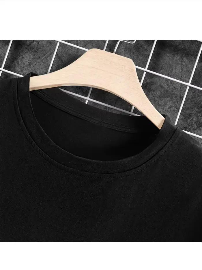 T-shirt imprimé Firefly pour hommes - Chemise à manches courtes à col rond avec motif