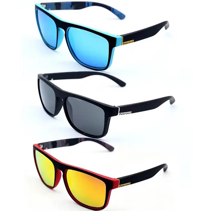 Lunettes de soleil polarisées vintage carrées luxe conduite pêche UV400 chasse homme femme