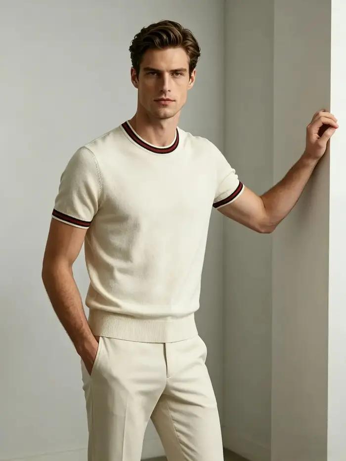 T-shirt pour homme, chemise polo