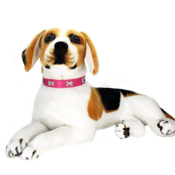 Collier de cuir Sophia pour chien élégant pour promenade quotidienne et concours de beauté canin