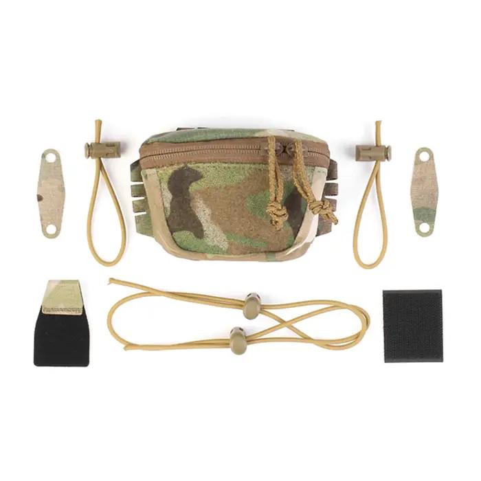 Poche batterie arrière casque tactique PEW SC Style - Contrepoids NVG - Accessoire universel pour chasse