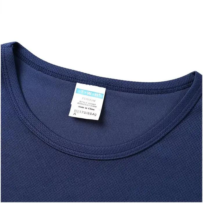 Séchage rapide personnalisable T-shirt Logo Photo broderie imprimé haut de sport de plein air pour hommes et femmes bricolage pas cher
