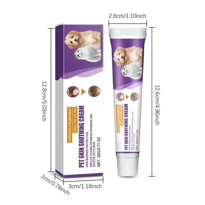 Crème de soin pour la peau sèche pour animaux de compagnie