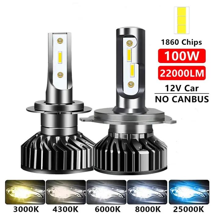 36000LM 130W 4300K 6000K 8000K HB3 HB4 9005 9006 H1 H3 H8 H9 H11 ampoule Canbus EMC H7 H4 Led12V phare de voiture
