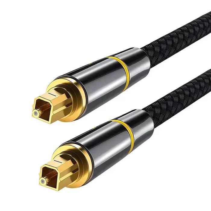Câble Audio optique câble à fibres optiques numérique Toslink 1m 5m 10m câble Coaxial SPDIF pour amplificateurs lecteur câble de barre de son PS4