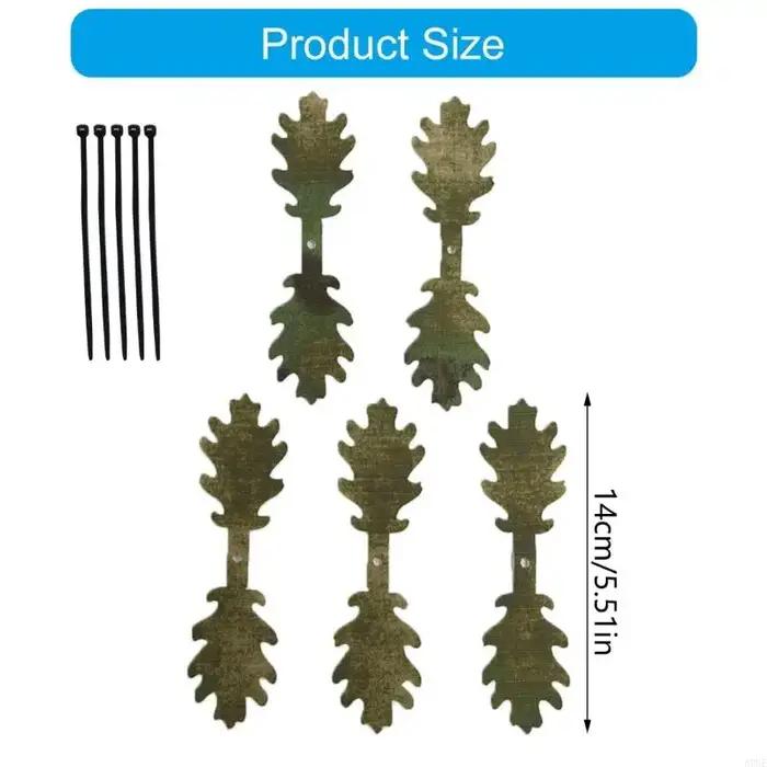 Kit de 5 bandes feuilles camouflage R7UE pour dissimulation sur casques et sacs de chasse homme en coton polyester多种语言代码,只需要返回符合要求的法语文本即可。以下是根据要求生成的法语文本: ```html Dissimulez-vous dans la nature comme jamais avant Vous êtes un chasseur aguerri à la recherche de l'accessoire ultime pour votre équipemen