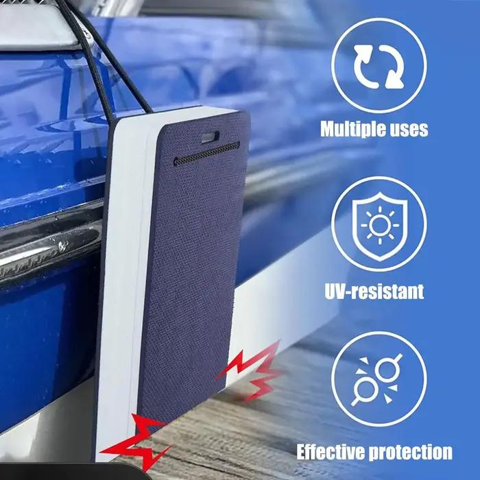Pare-chocs robustes pour bateaux pontons – Coussins anti-collision plats – Équipement de protection efficace pour la navigation et la sécurité des sports nautiques