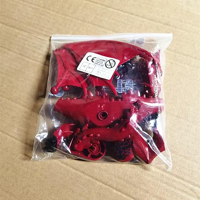 Série médiévale magique Dragon volant rouge Smaug flamme Dragon blocs de construction avec ailes sou