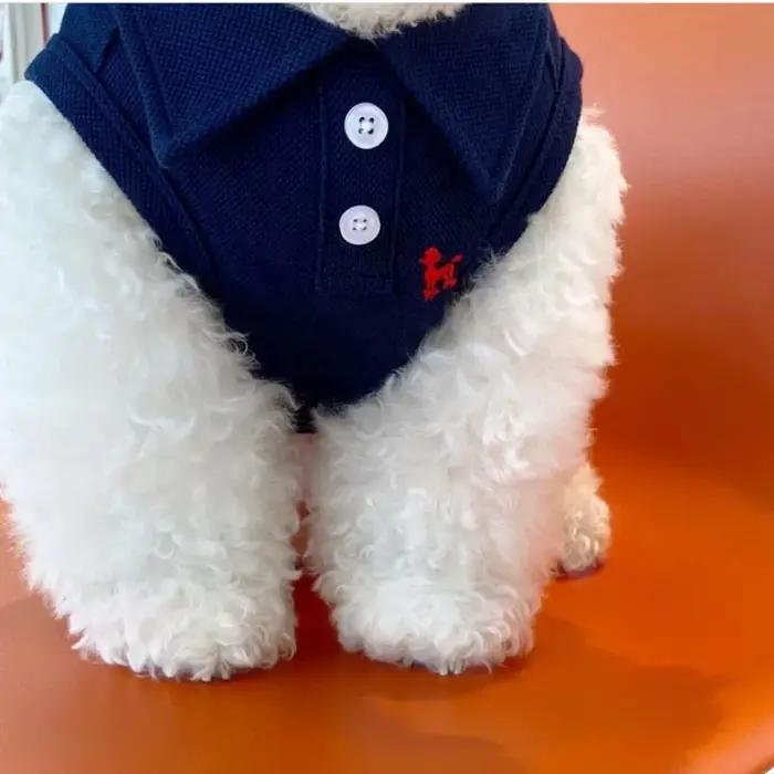 Polo pour petits et moyens chiens, vêtements à la mode pour chiens, mignon, solide, pull pour chiot,
