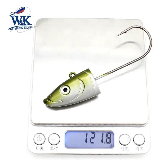 KIT d'appâts souples avec queue de pagaie 120g JIG 14.5cm, pour poisson roche, morue, Pollock, leurr