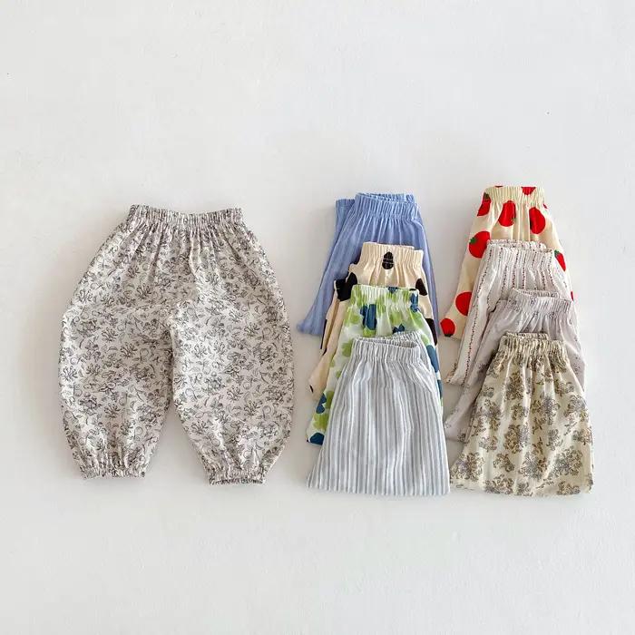 Pantalon d'été résistant aux moustiques pour enfants, vêtements d'extérieur, nouveau pantalon imprim