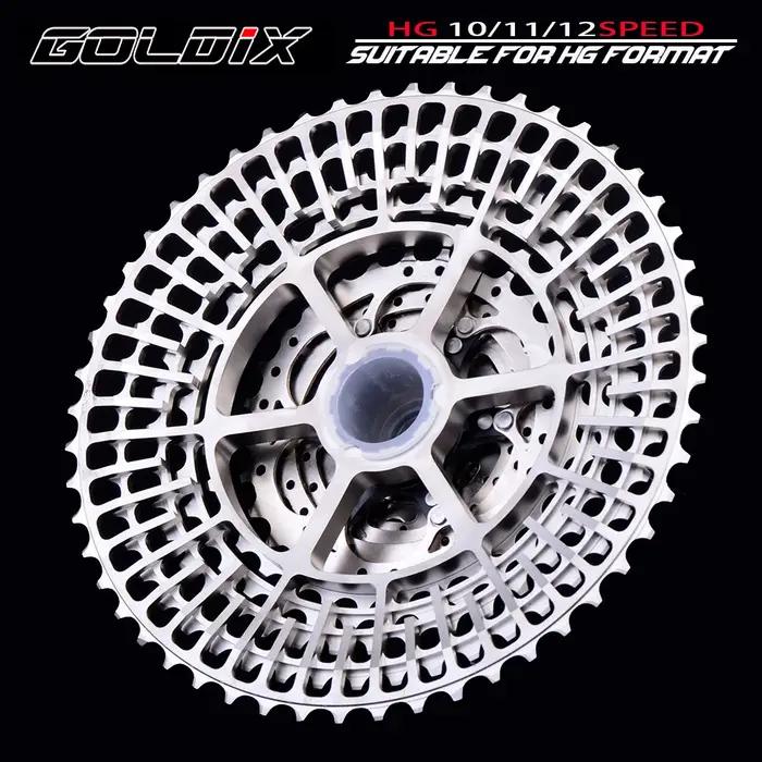 SUNSHINE Ultra léger VTT vélo Cassette en alliage d'aluminium creux CNC usinage 11/12 vitesses HG Co