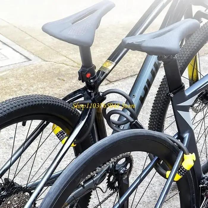 R53E Antitheft Bicycles verrouillage du câble Double tête