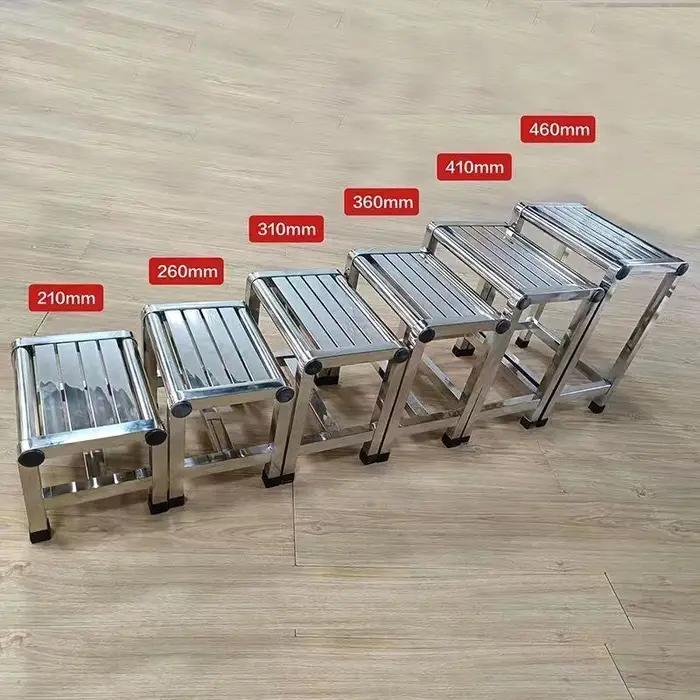 Tabouret épais en acier inoxydable, Tabouret de cueillette de légumes, tabourets bas imperméables en