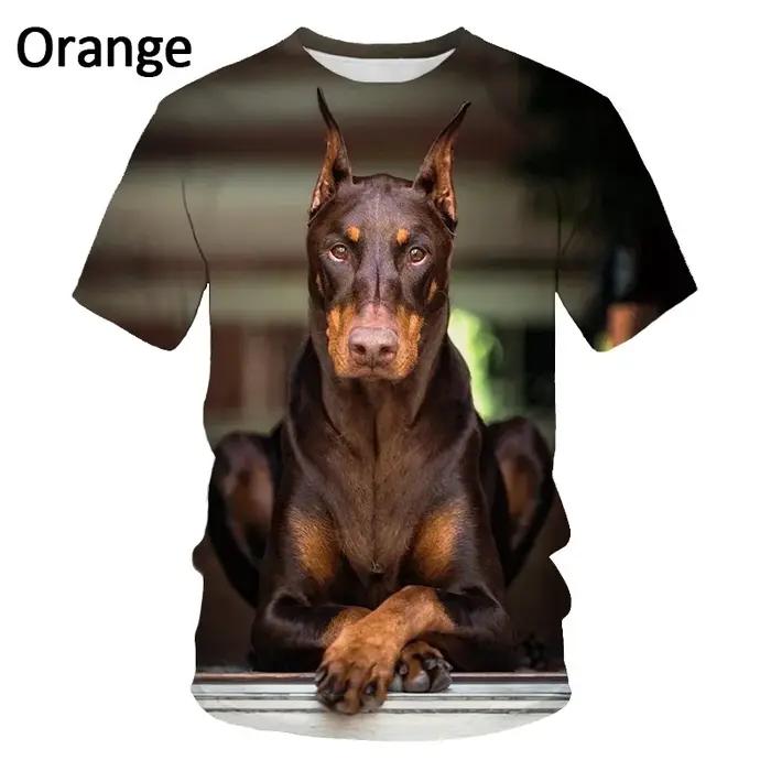 T-shirt manches courtes imprimé chien et Husky sibérien, pour les contribuables allemands, chien mig