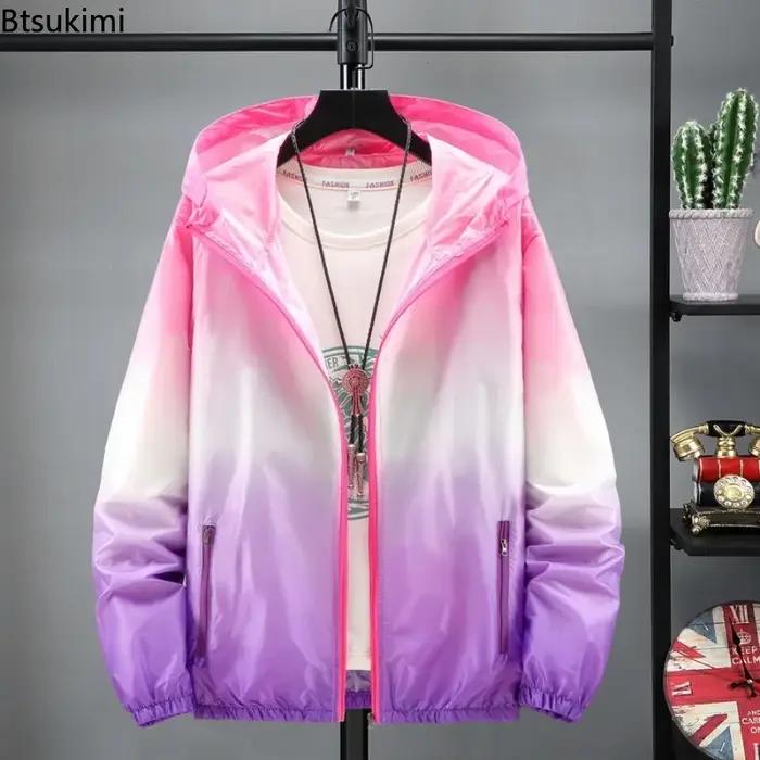 Veste de protection solaire ultra-fine été 2026 anti-UV à séchage rapide pour couple