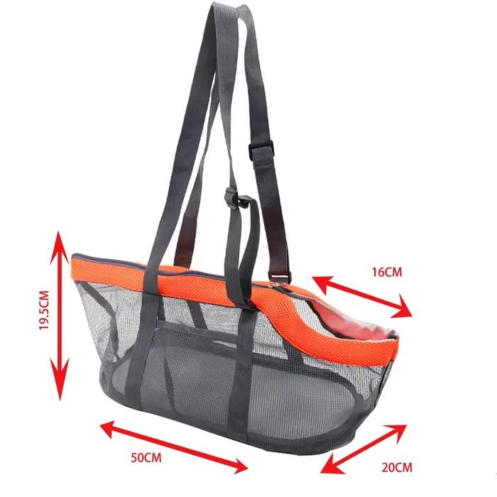 Sac de transport pour chien, sac à main en maille respirante pour petits et moyens chats et chiens, sac à main portable pour chiot, sac de transport pour animaux de compagnie pour les voyages en plein