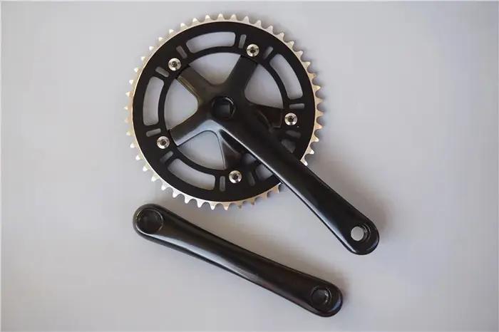 Roue de chaîne de vélo rétro en alliage d'aluminium 170mm pour vélos fixies occasions spéciales