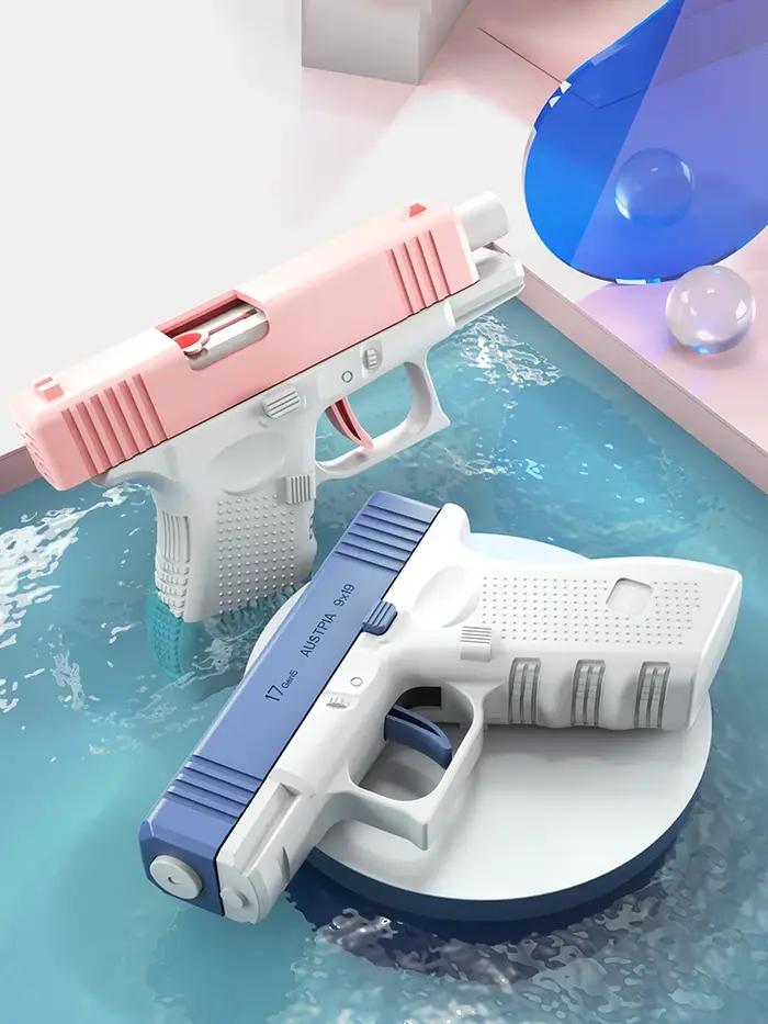 Pistolet à eau d'été non électrique, haute pression, entièrement automatique, tir à l'eau, jouet de