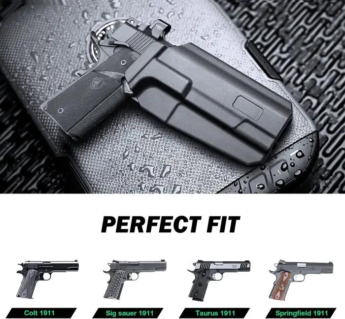 Étui adapté à Colt1911 /Elite Force 1911/Springfield1911/Taurus1911/ Kimber / Rock Island Armory/étu