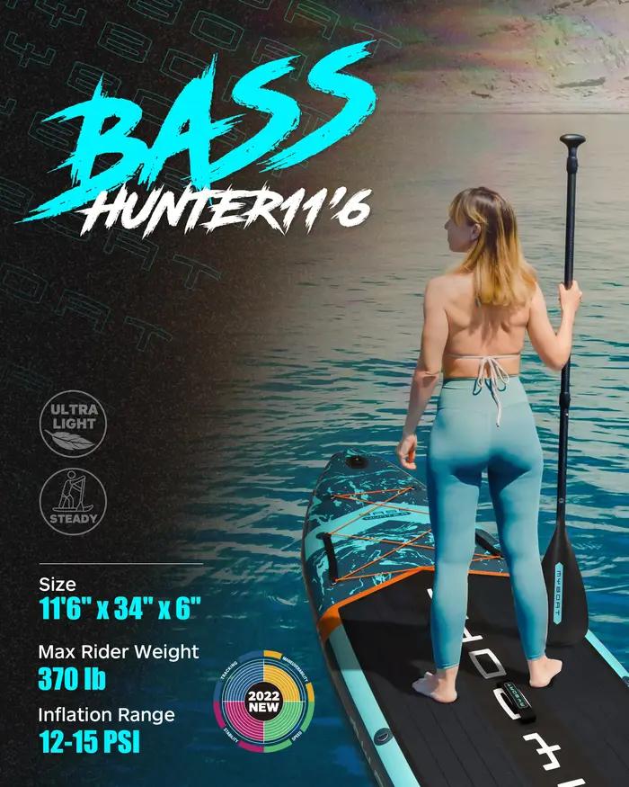 Myboat – planche à pagaie gonflable Extra large, étanche, Style debout, pêche aquatique avec accesso