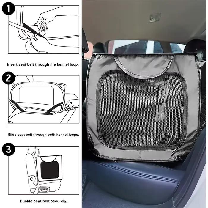 Lit pour chien portable LDLC classique polyester universel pour petites races voyage en voiture et maison occasions spéciales