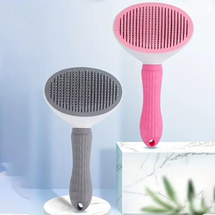 Peigne d'épilation pour animaux de compagnie en un clic pour un toilettage sans effort des chiens et des chats-brosse
