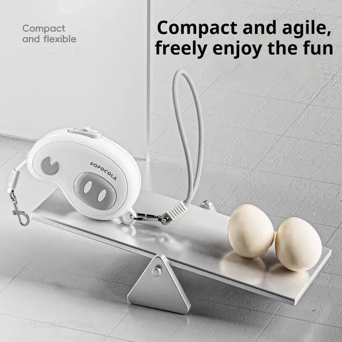 POPO Pet Mini laisse rétractable automatique pour la promenade en extérieur