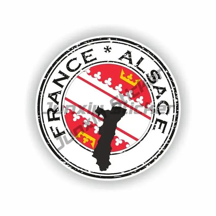 Auvergne Cannes Paris Lyon France sceau rond FSticker lag Alsace