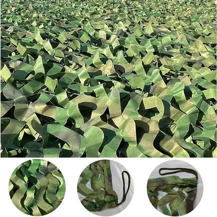 2X2M 2X5M 3X3m 3X5M filets chasse Camouflage filet voiture tente auvent ombre maille noir vert bleu forêt
