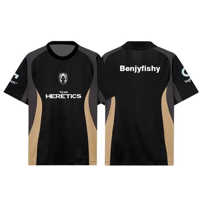 Maillot d'Équipe Team Heretics Valorant Esports 2026 VCT – Uniformes d'Entraînement du Club pour Hom