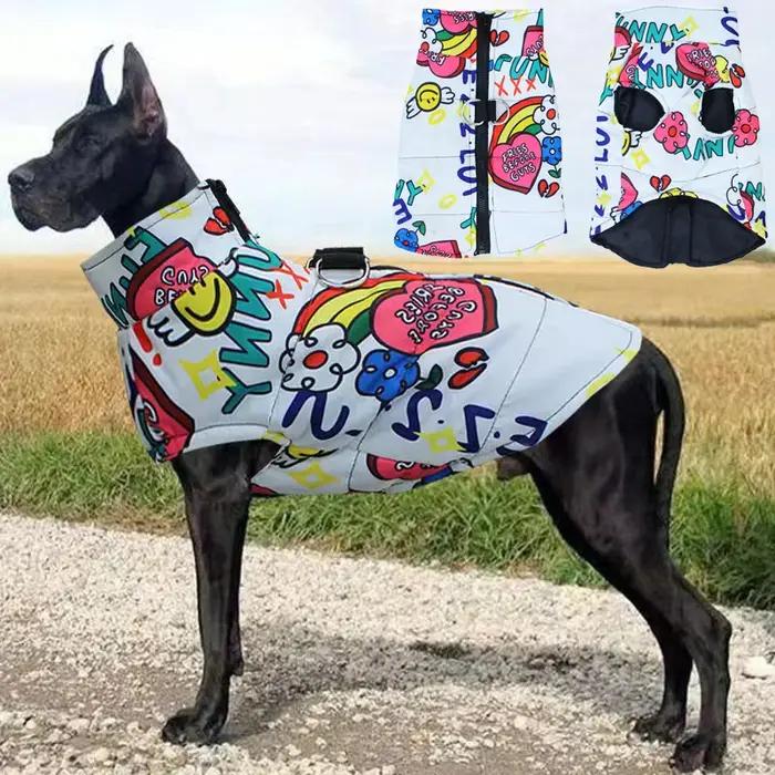 Veste impermeable pour chiens grandes tailles saison froide hiver protection chien elegante occassions speciales noel