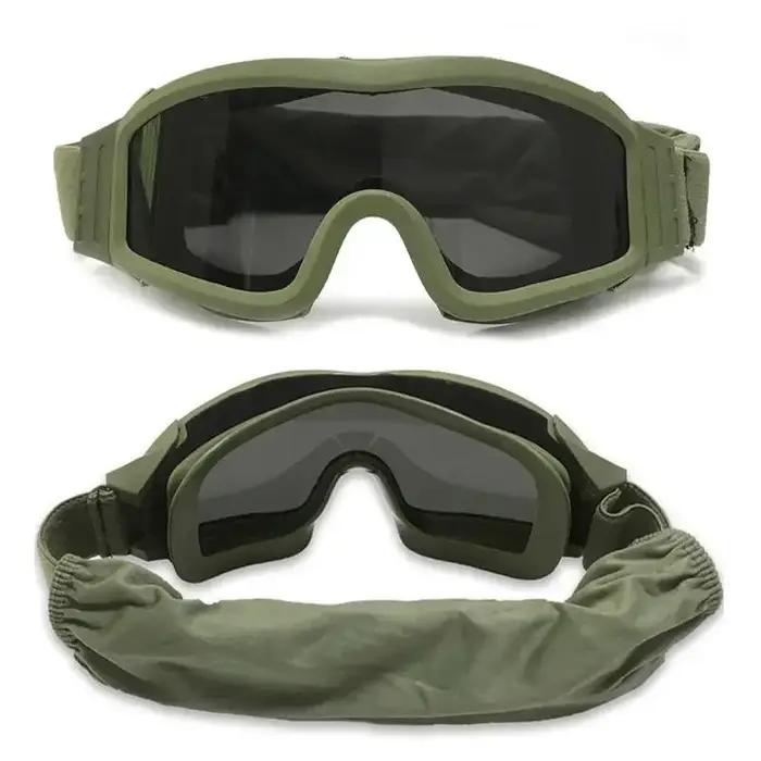 Lunettes tactiques lunettes de soleil de tir militaire coupe-vent contrôle du sable lunettes de jeu de guerre armée tir Airsoft Paintball lunettes