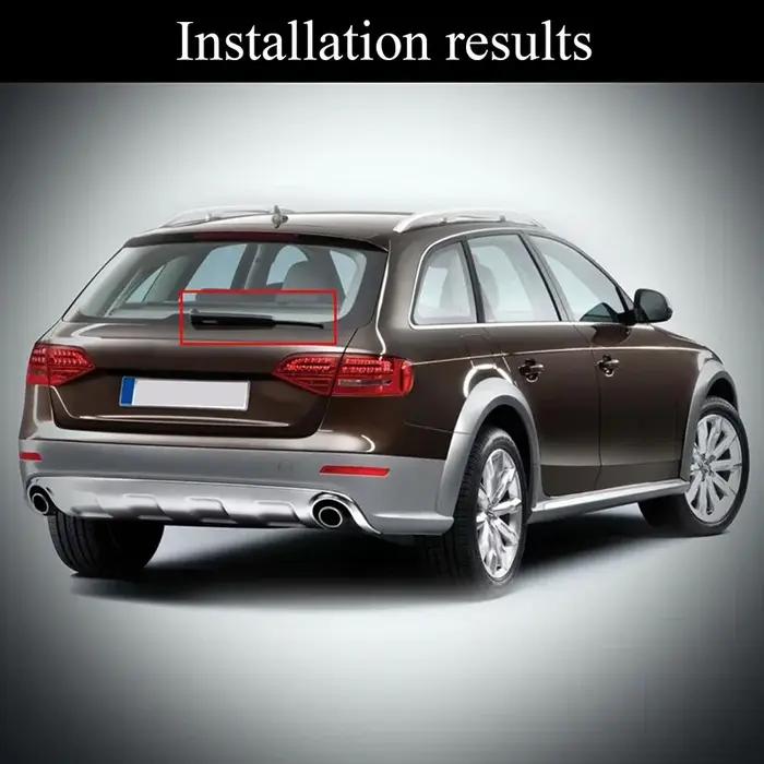 Bras d'essuie-glace arrière et lame de remplacement noires, adaptés à Audi A4 B8 2008 – 2013, access