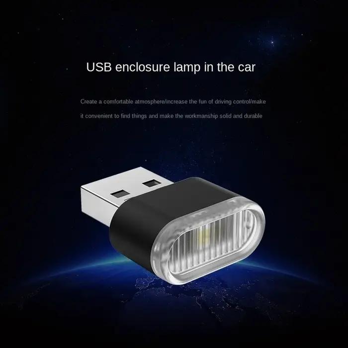 AvvRxx Mini LED voiture lumière Auto atmosphère intérieure USB lumière décor Plug And Play lampe écl