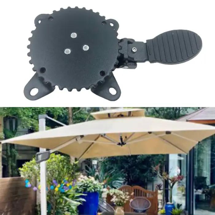 Base de parapluie rotative à 360 °, support robuste et stable, accessoire de parasol de jardin, camp
