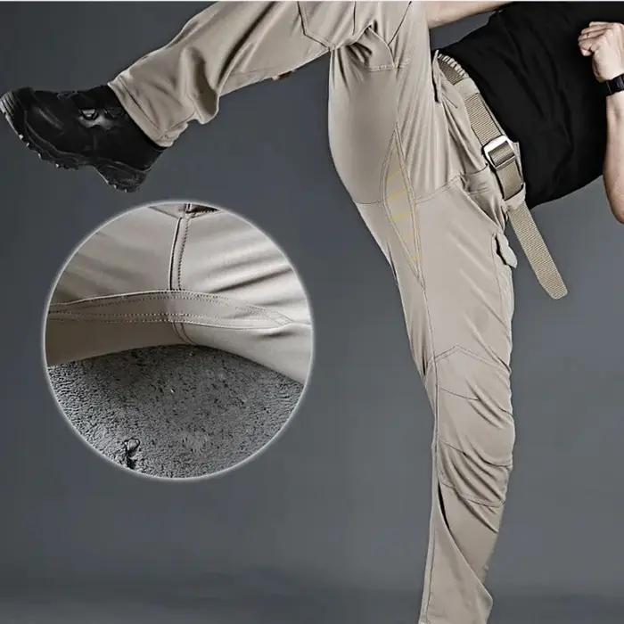 Pantalon cargo tactique Softshell pour hommes, pantalon de combat élastique, pour randonnée, Camping